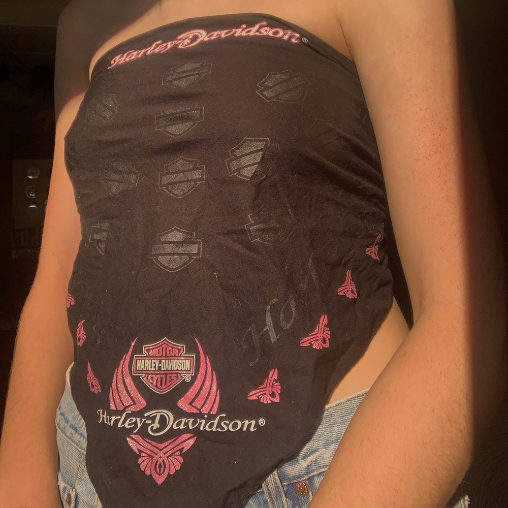 Harley Davidson bandana/top